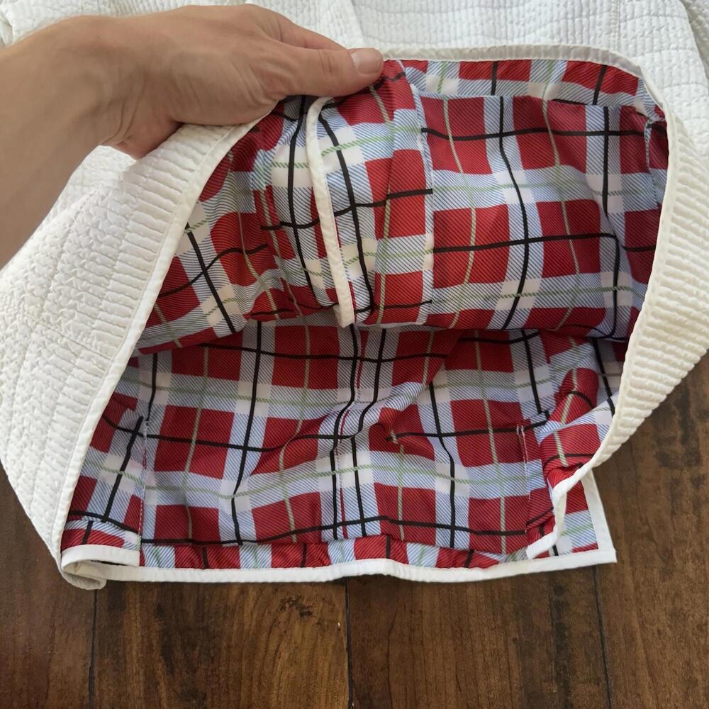 Pendleton White Button Front Hooded Jacket Coat S… - image 4